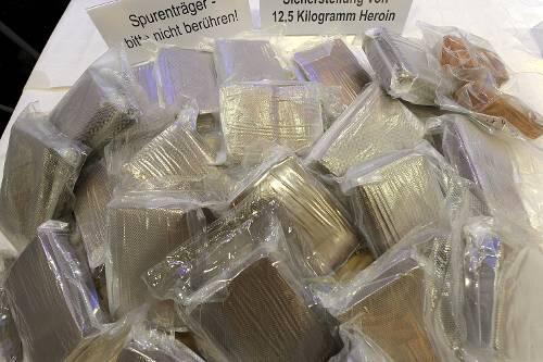 80 Gramm Heroin stellten die Ermittler bei Andreas Zwickl sicher.