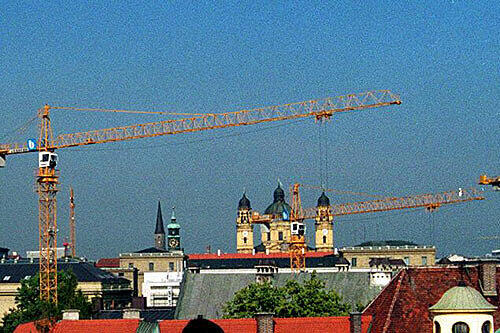 Baukräne in München