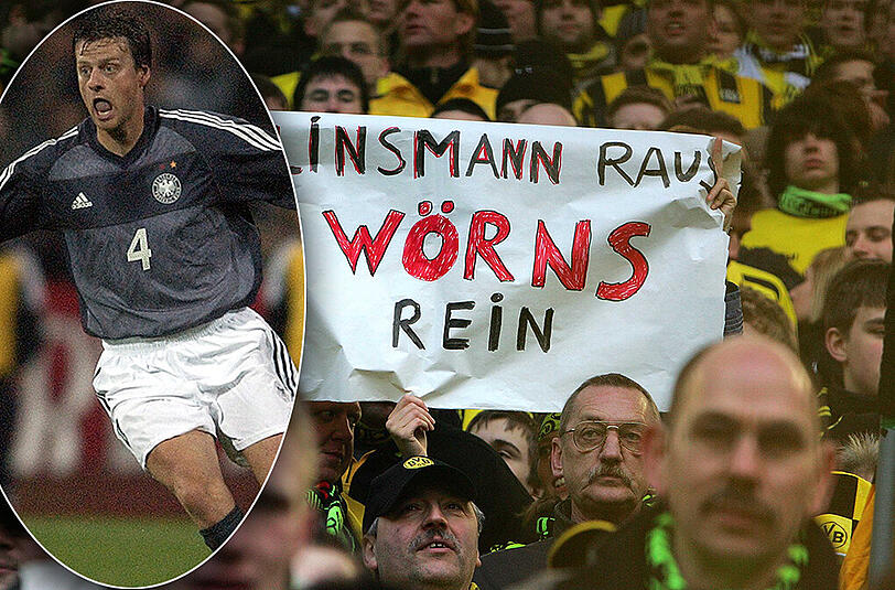 Christian Wörns, 2006: Der Abwehrspieler träumt von der Teilnahme an der Heim-WM. Als Bundestrainer Klinsmann ihn mehrfach nicht berücksichtigt, wirft er diesem vor, "unehrlich und link" zu sein. Die Teilnahme am "Sommermärchen" hatte sich da endgültig erledigt.