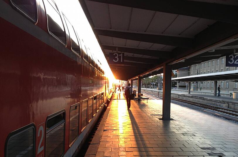 Immer wieder ein Quell der Freude: Reisen mit der Bahn.