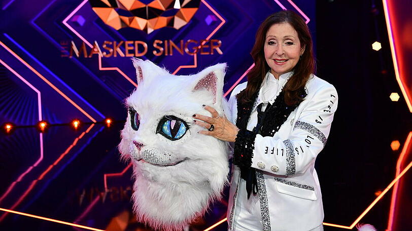 Vicky Leandros verbarg sich bei "The Masked Singer" im Katzen-Kostüm.