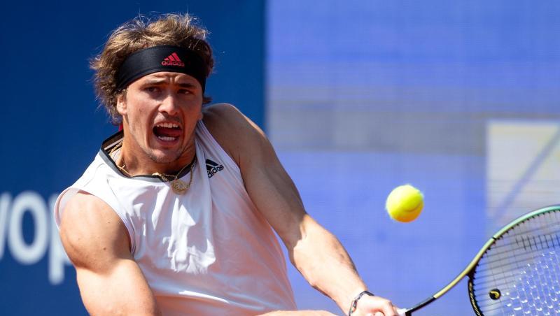 Alexander Zverev in Aktion.