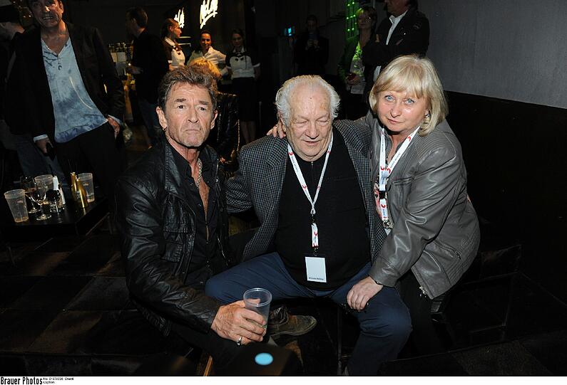 Peter Maffay mit seinem Vater Wilhelm Makkay und Frau Elvira