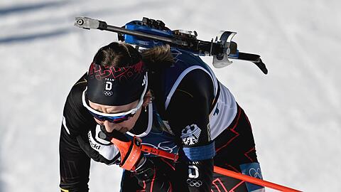 Im Ziel flossen bei Franziska Preu&szlig; die Tr&auml;nen.