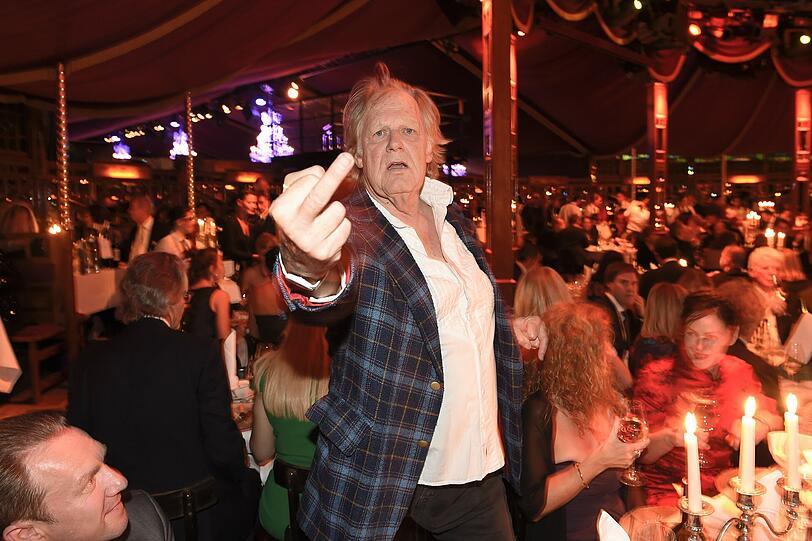 Bestens gelaunt: Gunter Gabriel