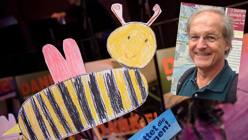 "Rettet die Bienen!": Harald Albrecht vom Lehrstuhl für Renaturierungsökologie der Technischen Universität München in Weihenstephan im Interview mit der AZ.