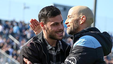 Auch acht Jahre nach seinem Abgang noch ein Vollblut-Löwe: Kevin Volland (l.)