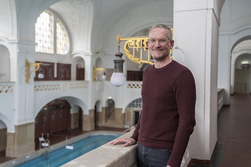 Betriebsleiter Christian Knott: "Das Müllersches Volksbad ist das schönste Bad Europas".