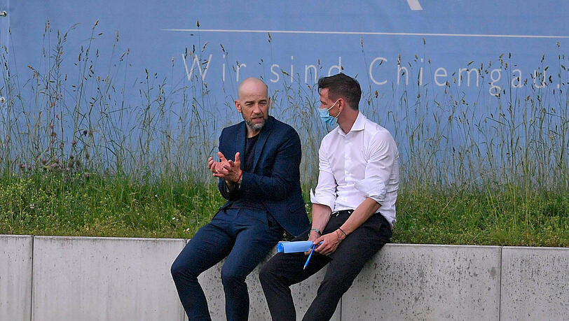 Die Geschäftsführer beim TSV 1860: Günther Gorenzel (l., Sport) und Marc-Nicolai Pfeifer (Finanzen)