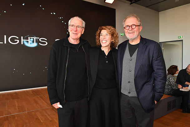 August Zirner (l.), Adele Neuhauser und Harald Krassnitzer.