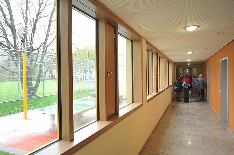 Das Jugendhilfezentrum Scapinellistraße bei der Eröffnung im letzten April.