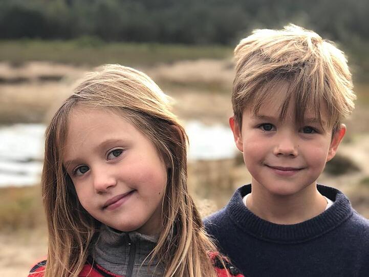 Prinzessin Josephine und Prinz Vincent feiern ihren achten Geburtstags.