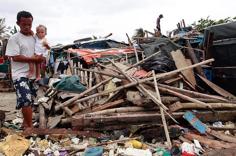 Bilder der Verwüstung: Taifun "Nesat" verwüstet die Philippinen - Die Bilder