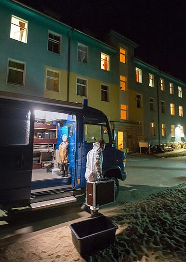 Ein Flüchtling aus Eritrea ist bei einem Brand in einem Asylbewerberhiem in Sallfeld (Thüringen) ums Leben gekommen.