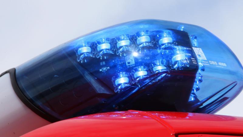 Ein Blaulicht der Feuerwehr. Ein Blaulicht der Feuerwehr.