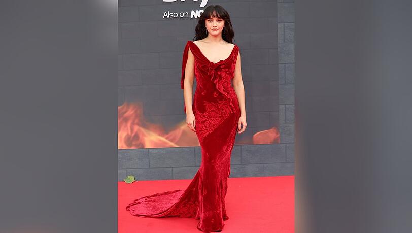 Schauspielerin Olivia Cooke bei der "House of the Dragon"-Europapremiere am Montag in London.