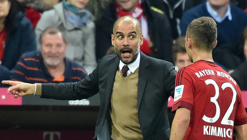 Pep Guardiola soll Interesse an Joshua Kimmich haben. Pep Guardiola soll Interesse an Joshua Kimmich haben.