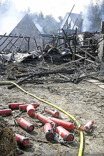 Durch den Brand im Freizeitpark bei Augsburg entstand ein Schaden in Millionenhöhe.