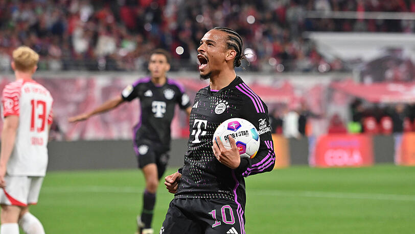 Aufholjagd geglückt: Leroy Sané erzielt den Ausgleich, nimmt sich den Ball – und will gleich noch mehr