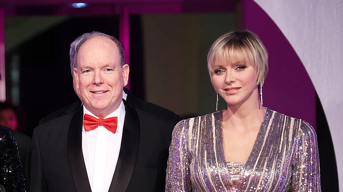 Fürst Albert und Fürstin Charlène