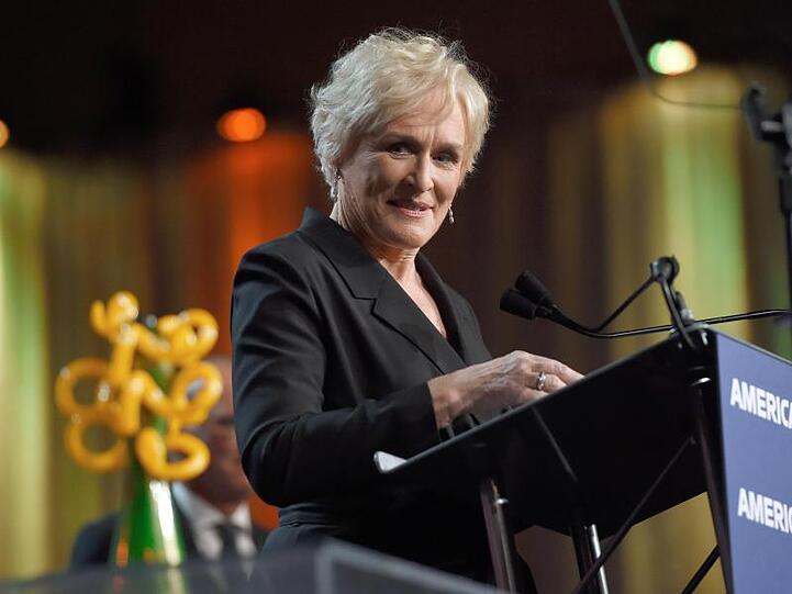 Glenn Close wird in Palm Springs für ihre Rolle in "The Wife" ausgezeichnet.