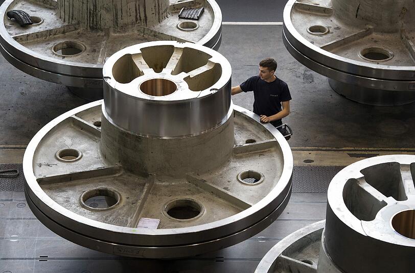 Bei der deutschen Maschinenbauindustrie gingen 6 Prozent mehr Bestellungen ein als im Vorjahresmonat. Foto: Marijan Murat