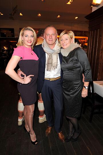 Aline Schade, Vater Hartmut und Mutter Steffi.
