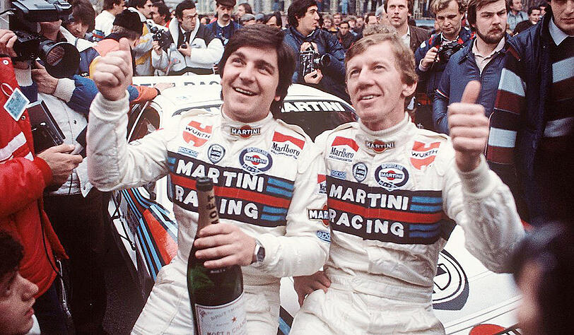 Zwei Mal Rallye-Weltmeister, vier Mal Sieger der Rallye Monte Carlo: Walter Röhrl (r.) und sein Beifahrer Christian Geistdörfer.