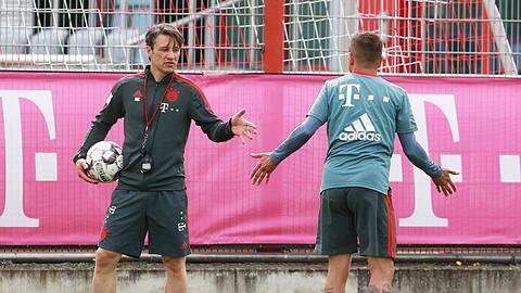 Rafinha (r.) und Niko Kovac hatten vor allem in der Schlussphase der Saison kein gutes Verhältnis.