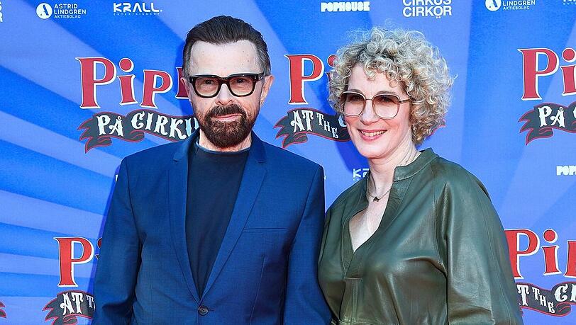 Liebe auf den ersten Blick: Björn Ulvaeus mit seiner neuen Ehefrau Christina Sas.