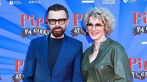 Liebe auf den ersten Blick: Björn Ulvaeus mit seiner neuen Ehefrau Christina Sas.