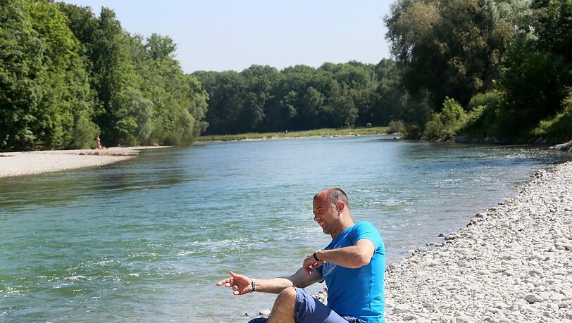 Die Isar ist der Lieblingsort Gabor Kiralys in München Die Isar ist der Lieblingsort Gabor Kiralys in München