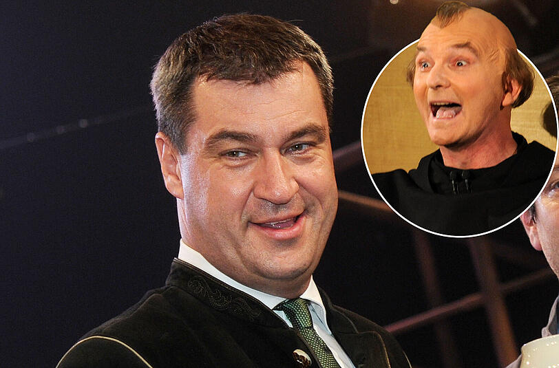 Michael Lerchenberg, 2008: "Dieses Jahr gibt es ja eine neue Sitzordnung für die CSU. Der Herr Söder, sieht der überhaupt noch vor? Sonst gebt&rsquo;s ihm doch a Opernglasl, damit er sieht, wo er früher gesessen ist."