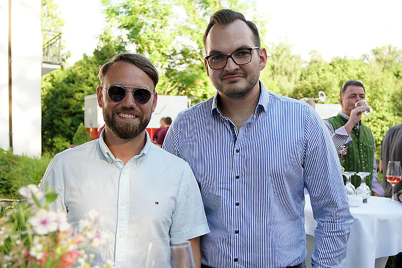 Christoph Ungewitter (Optik Etterer) und Christian Hoyer (Firma Hoyer und Partner).