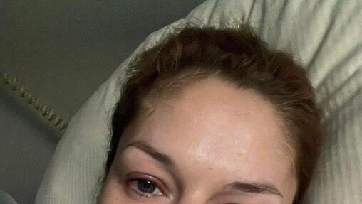 Marie Lang direkt nach ihrer Operation. Marie Lang direkt nach ihrer Operation.