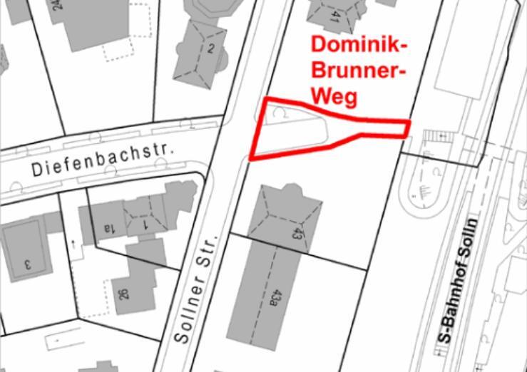 Hier verläuft der Dominik-Brunner-Weg.