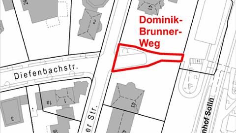 Hier verläuft der Dominik-Brunner-Weg.