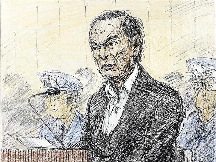 Carlos Ghosn, früherer Verwaltungsratschef des Renault-Partners Nissan, in einem Gerichtssaal.