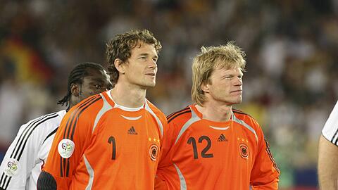 Oliver Kahn  und Jens Lehmann  standen bei der WM 2006 in Deutschland im DFB-Kader.