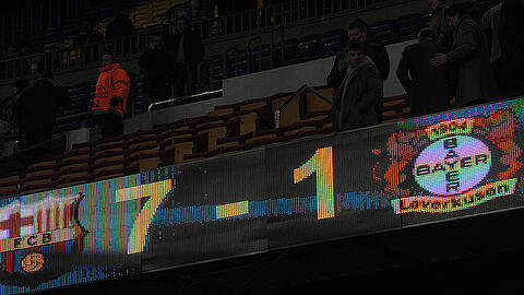 Am 7. März 2012 ging Bayer Leverkusen in der Champions League in Barcelona mit 1:7 unter.