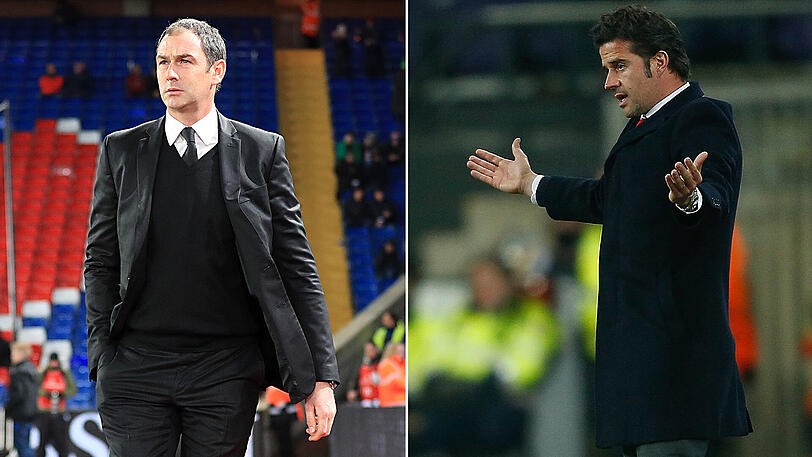 Vorletzter gegen Letzter: Paul Clement (links) coacht Swansea City, Marco Silva betreut seit Donnerstag Hull City.