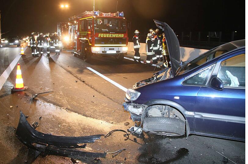 Der Van erlitt bei dem Unfall auf der A94 einen Totalschaden.
