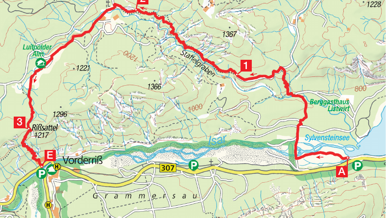 Tour Staffelgraben Tour Staffelgraben