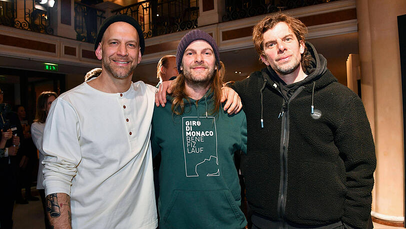Florian Weber (li.), Peter Brugger und Rüdiger Linhof von den Sportfreunden Stiller. Florian Weber (li.), Peter Brugger und Rüdiger Linhof von den Sportfreunden Stiller.