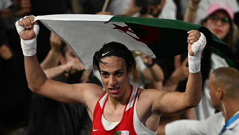War bei Olympia 2024 Gegenstand der Debatten: Imane Khelif.