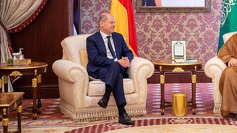 Bundeskanzler Olaf Scholz war zuletzt unter anderem in Saudi-Arabien zu Gast.
