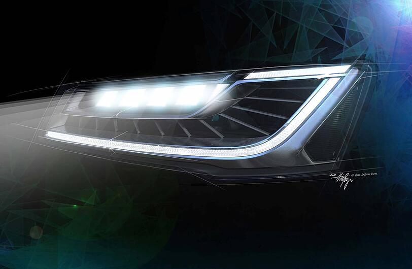 LED statt Xenon: Nach Einschätzung von Audi werden Gasentladungslampen irgendwann vom Markt verschwinden.