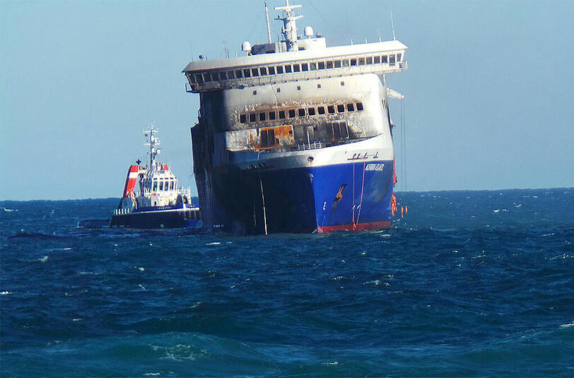 Beim Unglück der Fähre "Norman Atlantic" ist auch eine Deutsche ums Leben gekommen.