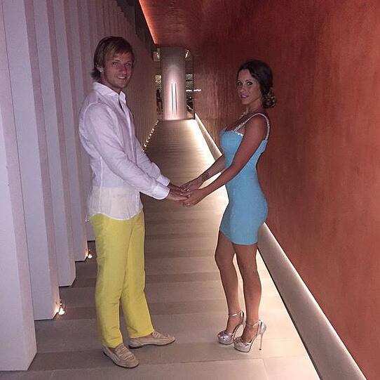 Kroatien: Iva Rakitic und seine Raquel Mauri