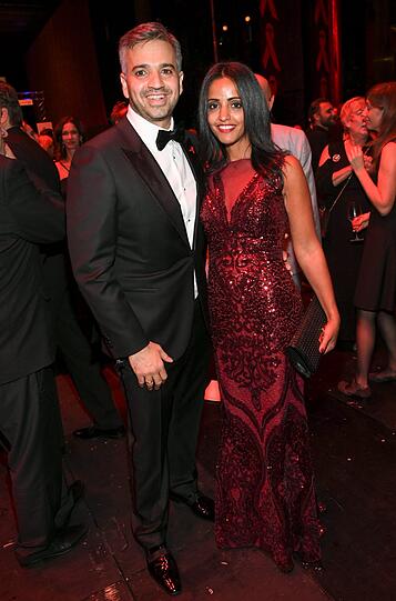 Staatssekretärin Sawsan Chebli mit Mann Nizar Maarouf